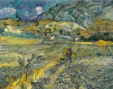 Landscape at Saint-Remy, Vincent Van Gogh